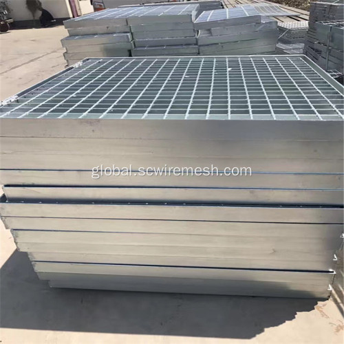 Stainless Steel Grating Galvanized Steel Bar Grating Platform Floor Manufactory